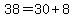 38=30%2B8