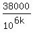 38000%2F10%5E%286k%29