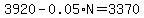 3920-0.05%2AN=3370