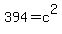 394=c%5E2
