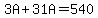3A%2B31A=540