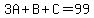 3A%2BB%2BC=99