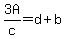 3A%2Fc+=+d%2Bb