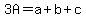 3A+=+a%2Bb%2Bc