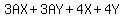 3AX%2B3AY%2B4X%2B4Y