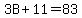 3B%2B11=83