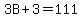 3B%2B3=111