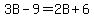 3B-9=2B%2B6