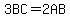 3BC+=+2AB
