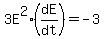 3E%5E2%2A%28dE%2Fdt%29=-3
