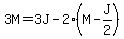 3M+=+3J+-+2%28M+-+J%2F2%29