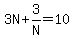 3N%2B3%2FN=10