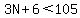 3N%2B6%3C105