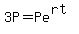 3P=Pe%5E%28rt%29