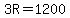 3R=1200