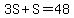 3S%2BS=48