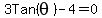 3Tan%28theta%29-4=0