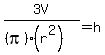 3V%2F%28%28pi%29%28r%5E2%29%29=h