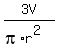3V%2F%28pi%2Ar%5E2%29+