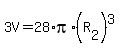 3V+=+28%2Api%2A%28R%5B2%5D%29%5E3