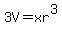 3V+=+xr%5E3