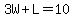 3W%2BL=10