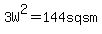 3W%5E2=144+sqs+m