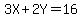 3X%2B2Y=16