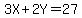 3X%2B2Y=27