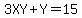3XY%2BY=15