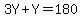 3Y%2BY=180