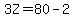 3Z=80-2