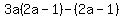 3a%282a-1%29-%282a-1%29