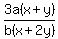 3a%28x%2By%29%2Fb%28x%2B2y%29