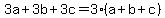 3a%2B3b%2B3c=3%28a%2Bb%2Bc%29