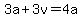 3a%2B3v=4a%29