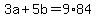 3a%2B5b=9%2A84