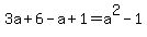 3a%2B6-a%2B1+=+a%5E2+-+1