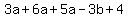 3a%2B6a%2B5a-3b%2B4