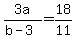3a%2F%28b-3%29+=+18%2F11