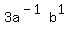 3a%5E%28-1%29b%5E1