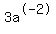 3a%5E-2
