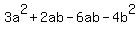 3a%5E2%2B2ab-6ab-4b%5E2