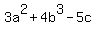 3a%5E2%2B4b%5E3-5c