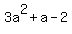 3a%5E2%2Ba-2