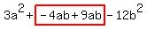 3a%5E2%2Bhighlight%28-4ab%2B9ab%29-12b%5E2