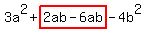 3a%5E2%2Bhighlight%282ab-6ab%29-4b%5E2