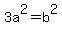 3a%5E2+=+b%5E2