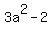 3a%5E2+-+2