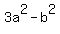3a%5E2+-+b%5E2